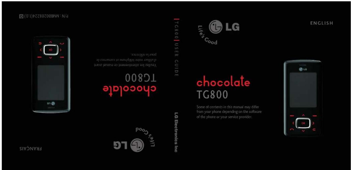 LG Chocolate TG800 - 1