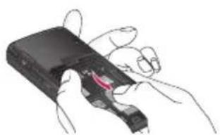 LG Chocolate TG800 - Install the SIM card. - 1