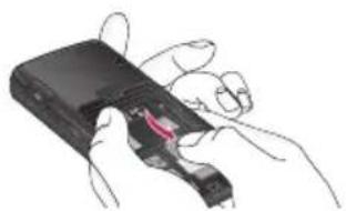 LG Chocolate TG800 - Installation de la carte SIM. - 1