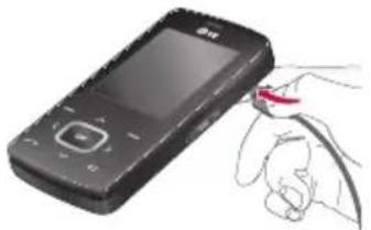 LG Chocolate TG800F - Chargement de la pile - 1