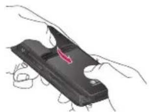 LG Chocolate TG800F - Remove the battery. - 2
