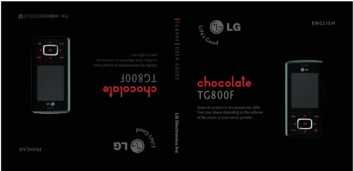 LG Chocolate TG800F - 1