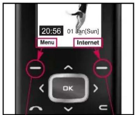 LG Chocolate TG800F - Sélection de fonctions et d'options - 1