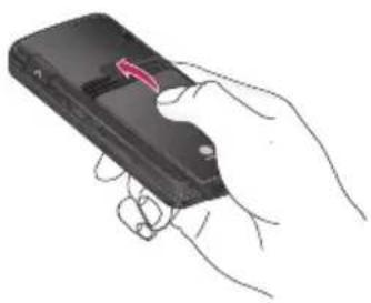 LG Chocolate TG800F - Install the battery. - 1