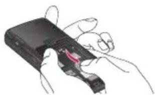 LG Chocolate TG800F - Installation de la carte SIM. - 1