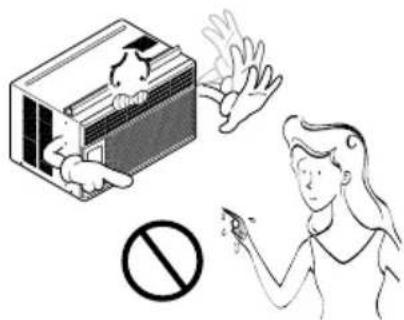 LG R1001E - Do not operate with wet hands or in damp environment. - 1