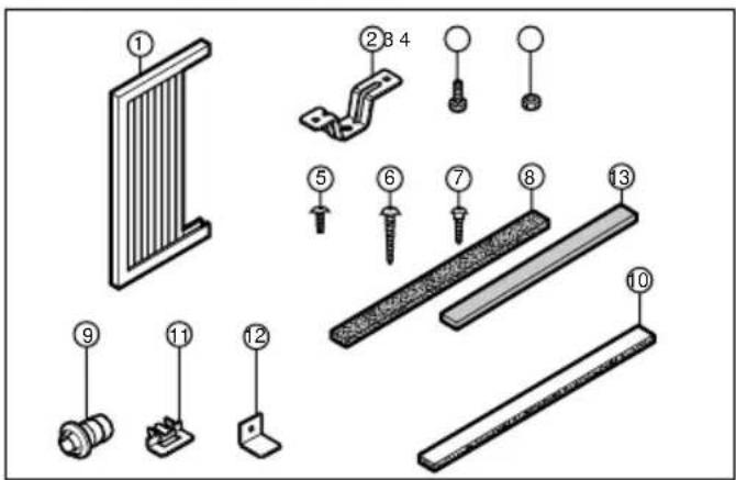 LG R1001E - Contenu du nécessaire d'installation - 1