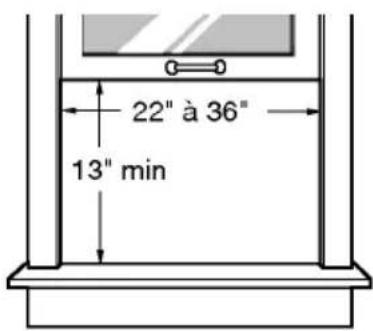 LG R0801E - Dimensions de fenêtre minimales - 1