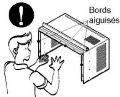 LG R0801E - Assurez-vous que le boîtier extérieur n'est pas endommagé par son utilisation prolongée ou par usure naturelle. - 2