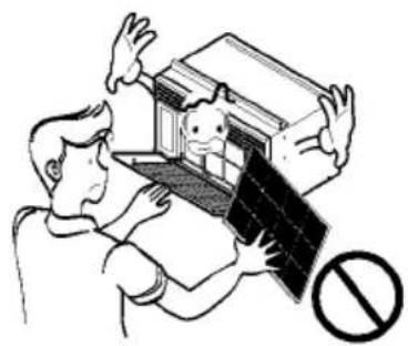 LG R0801E - S'il y a eu une fuite de gaz, aérez la pièce avant de mettre en marche le climatiseur. - 2