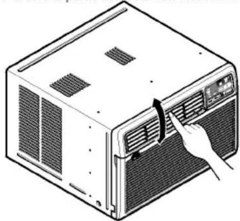 LG R0801E - Réglage de l'orientation du débit d'air - 2