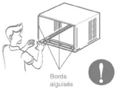 Bords aiguisés