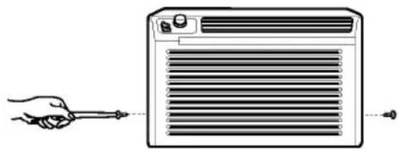 LG R0501M - COMMENT ENLEVER LE GRILLAGE FRONTAL - 1