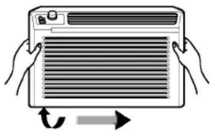 LG R0501M - COMMENT ENLEVER LE GRILLAGE FRONTAL - 2