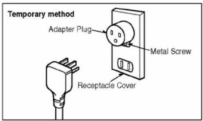 LG R0501M - Temporary Use of an Adapter - 1