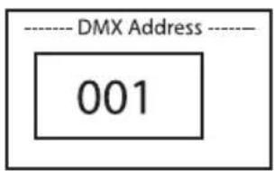 Cameo X3 TW - IMPOSTAZIONE DELL'INDIRIZZO DI AVVIO (DMX Address) - 2