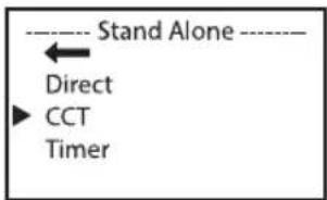 Cameo X3 TW - MODE DE FONCTIONNEMENT STAND-ALONE DIRECT - 5