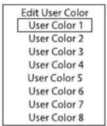 Cameo LUXIS FC - EDITING USER PRESETS (Edit User Colour) - 2