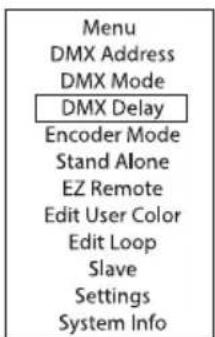 Cameo LUXIS FC - DÉCALAGE DMX (DMX-DELAY) - 1