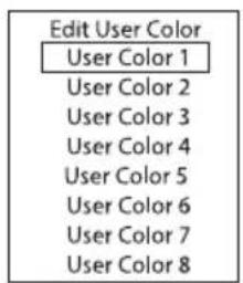 Cameo LUXIS FC - ÉDITER LES PRESETS UTILISATEURS (Edit User Color) - 2
