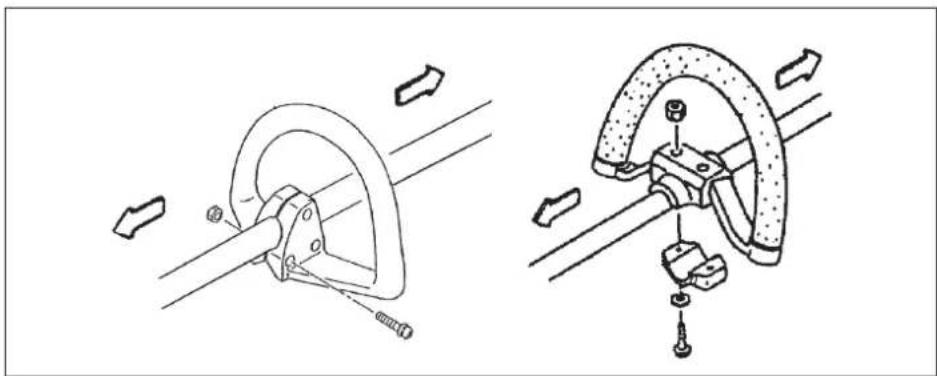 Tanaka TBC-260PF - Installation of handle (Fig. 1-3) - 1