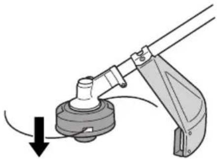 Tanaka TCG22EAP2SL - Adjusting line length - 1