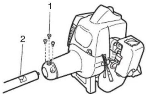 Tanaka TCG22EAP2SL - Arbre d'entraînement du moteur (Fig. 1) - 1