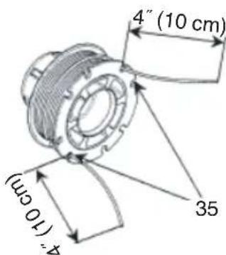 Tanaka TCG22EAP2SL - Remplacement du fi l nylon - 3