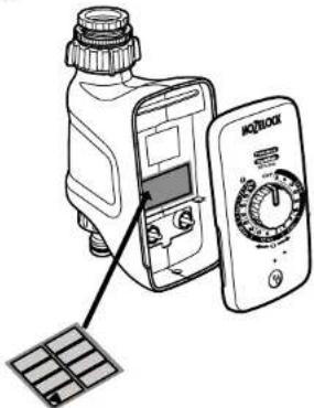 HOZELOCK Select Plus Controller 2224 - NÁLEPKA VOLBY PROGRAMU - 1