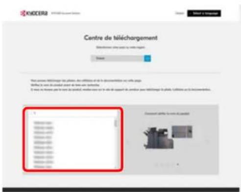 OLIVETTI d-Copia 4002MF - Télécharger un logiciel à partir du site web. - 2