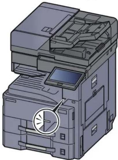OLIVETTI d-Copia 4002MF - Voyant [Séparateur de travaux] - 1