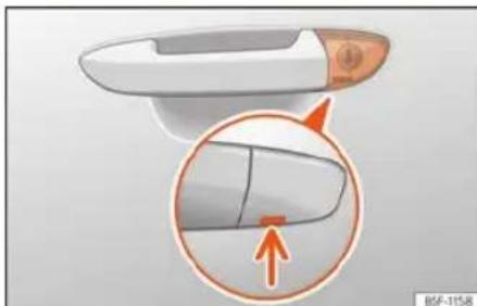 SEAT Alhambra (2023) - Déverrouillage ou verrouillage d'urgence de la porte du conducteur - 1