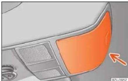 SEAT Alhambra (2023) - Vide-poches de la console du pavillon (étui à lunettes) - 1