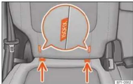 SEAT Alhambra (2023) - Fixer un siège pour enfants avec le système ISOFIX et Top Tether - 1