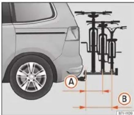 SEAT Alhambra (2023) - Montage d'un dispositif de portage arrêté ou d'un porte-étrés sur l'atelage pour remorque - 2