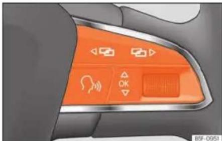 SEAT Alhambra (2023) - Commande à l'aide du volant multifonction - 1