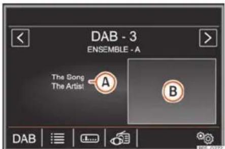 SEAT Alhambra (2023) - Mode radio numérique [audio DAB, DAB + et DMB] - 2