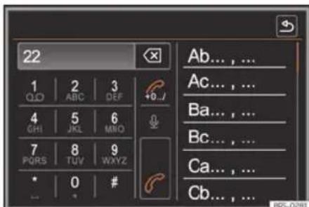 SEAT Alhambra (2023) - Menu Entrer numero de téléphone - 2