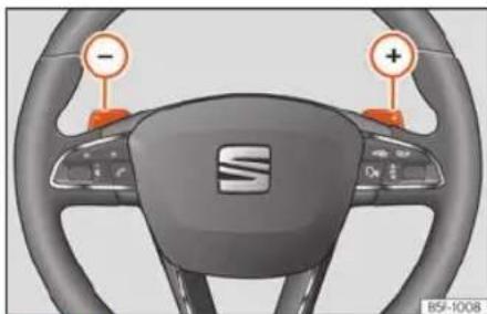 SEAT Alhambra (2023) - Passer les rapportes en mode Tiptronic - 2