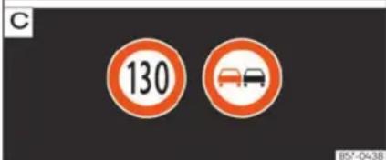 SEAT Tarraco (2023) - Système de détéction de signalisation routière - 3