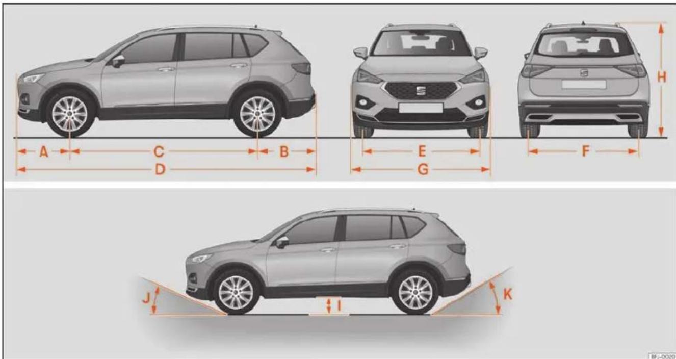 SEAT Tarraco (2023) - Dimensions - 1
