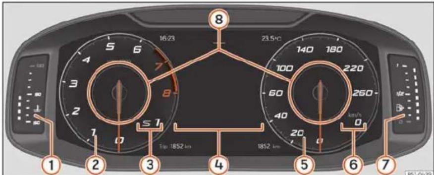 SEAT Arona (2023) - Combiné d'instruments numérique (SEAT Digital Cockpit) - 1