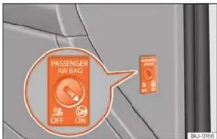 SEAT Arona (2023) - Activer et désactiver l'airbag passager avant - 1