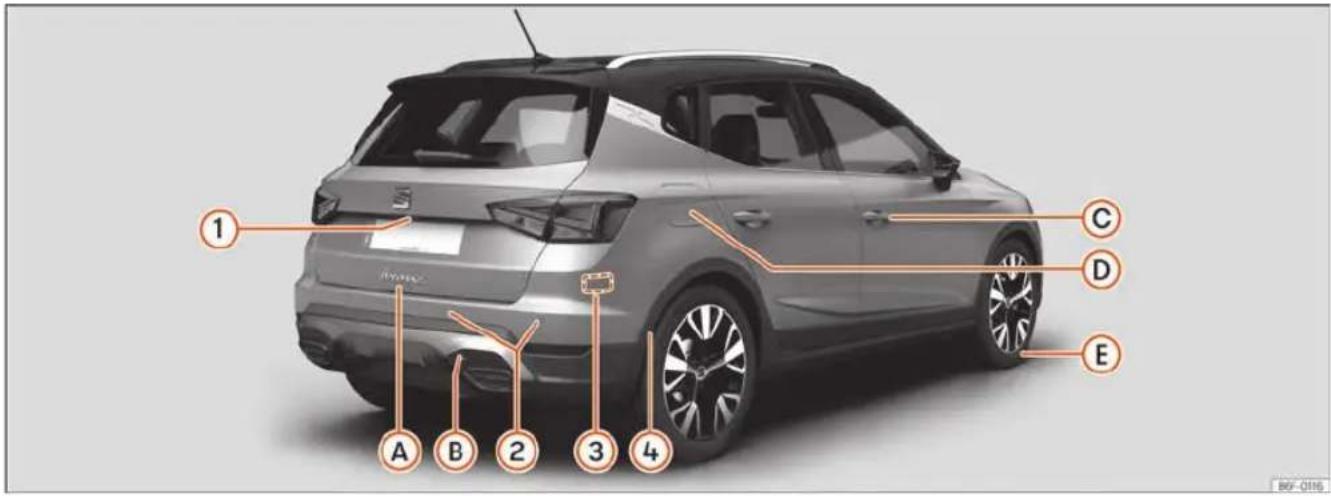 SEAT Arona (2023) - Vue extérieure arrière - 1