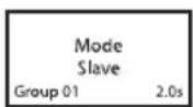 Cameo FLAT PRO 12 G2 - SCHERMATA PRINCIPALE MODALITÀ SLAVE - 1