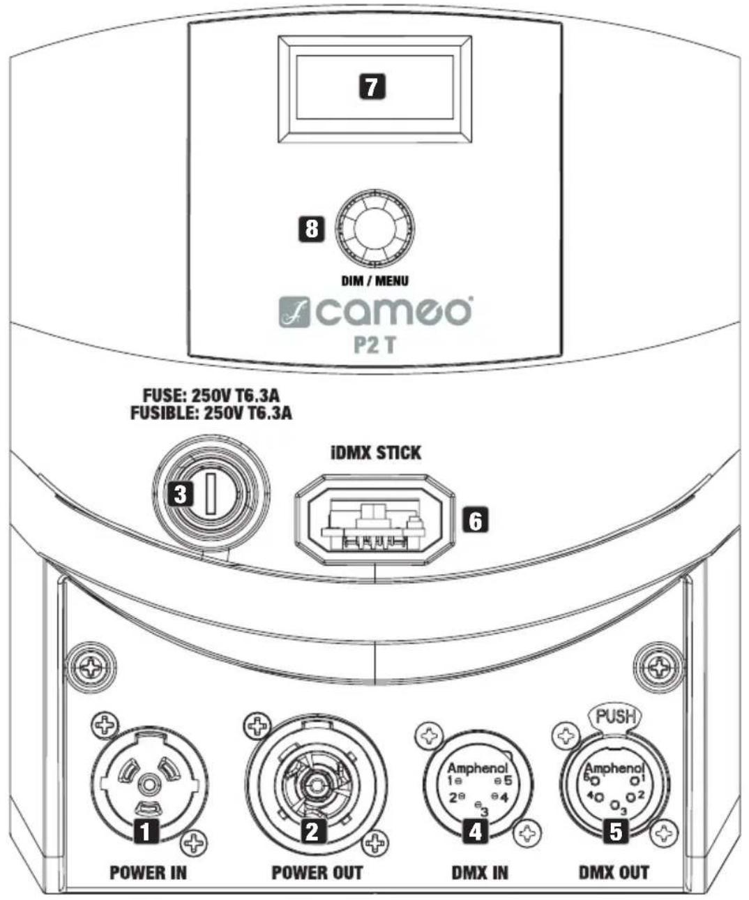 Cameo P2 T - FEATURES: - 1