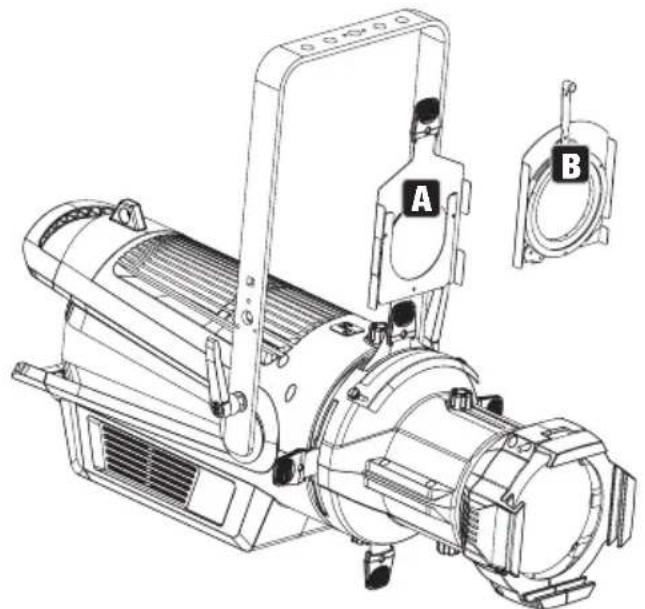 Cameo P2 T - GOBO HOLDER AND IRIS - 1