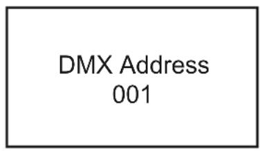 Cameo P2 T - USTAWIANIE TRYBU PRACY DMX (DMX Mode) - 3