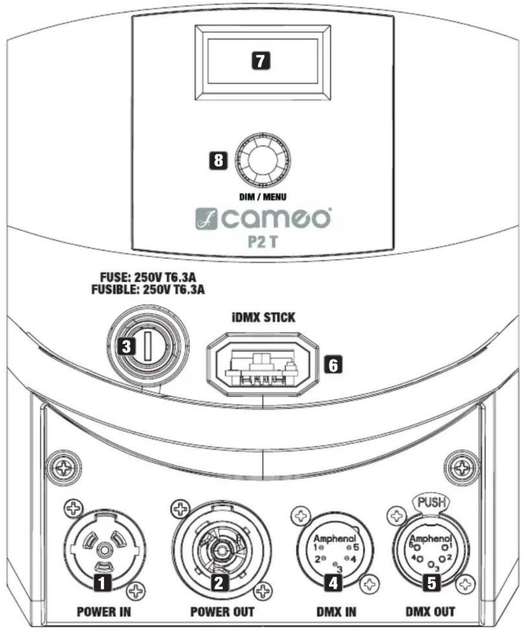 Cameo P2 T - CARACTERÍSTICAS: - 1