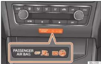 SEAT Ibiza (2023) - Activer et désactiver l'airbag passager avant - 2